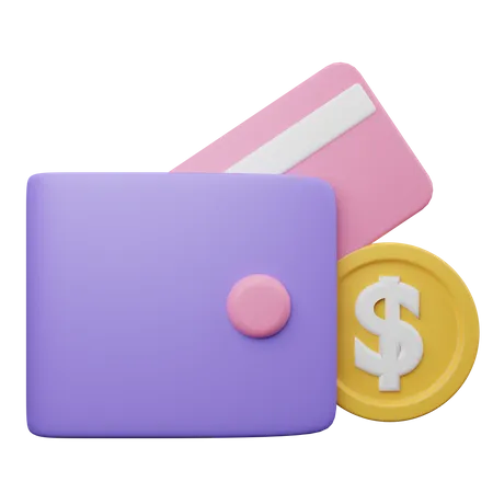 Wallet  3D Illustration