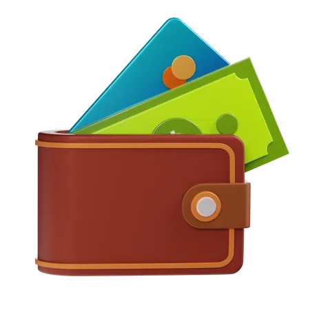 Wallet  3D Illustration