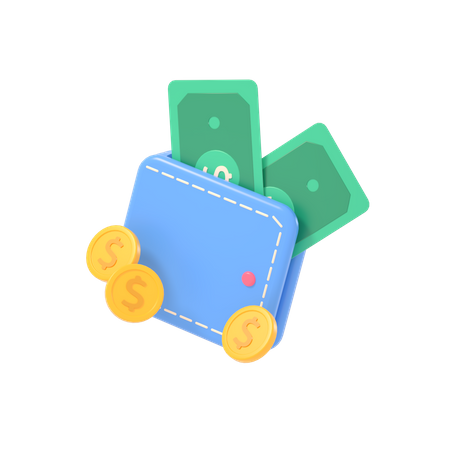 Wallet  3D Illustration