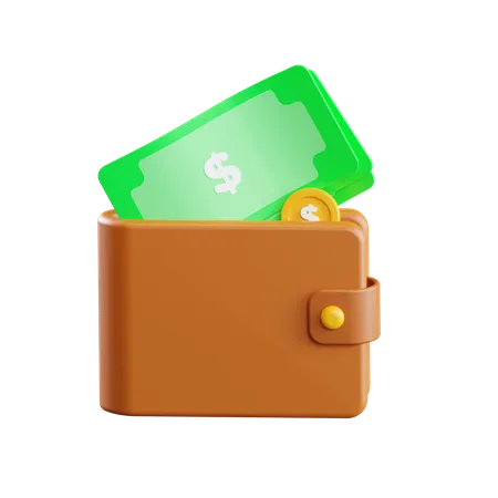 Wallet  3D Illustration