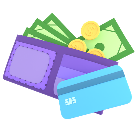 Wallet  3D Illustration