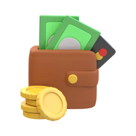 Wallet  3D Illustration