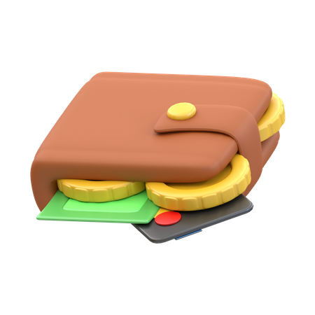 Wallet  3D Illustration