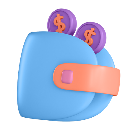 Wallet  3D Illustration