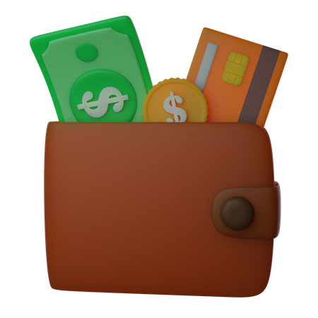 Wallet  3D Illustration