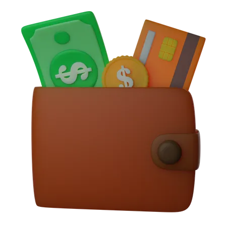 Wallet  3D Illustration