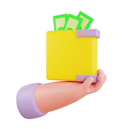 Hand Business Illustration 3D Icon