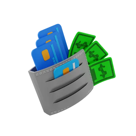 Wallet  3D Icon