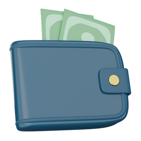 Wallet 3D Icon