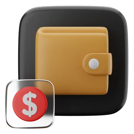 Wallet 3D Icon
