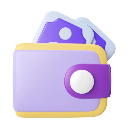 This Is Wallet 3 D Render Illustration Icon High Resolution Png File Isolated On Transparent Background Available 3 D Model File Format BLEND OBJ FBX And GLTF 3D Icon