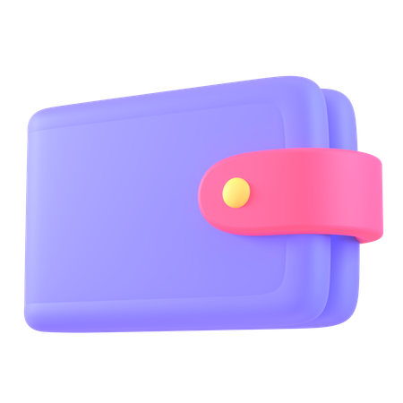 財布  3D Icon