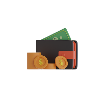 Wallet  3D Icon