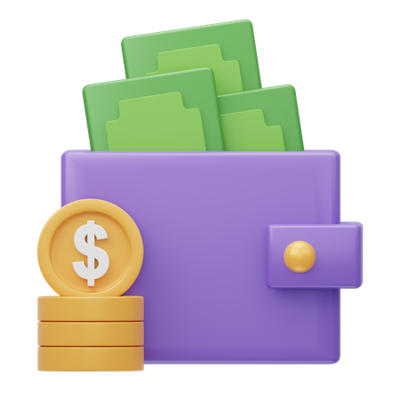 Wallet  3D Icon