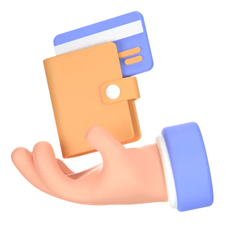 Shows Hand And Wallet 3D Icon