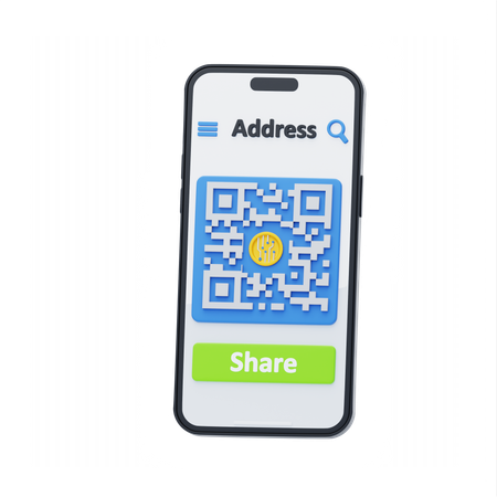 Wallet-Adresse  3D Icon