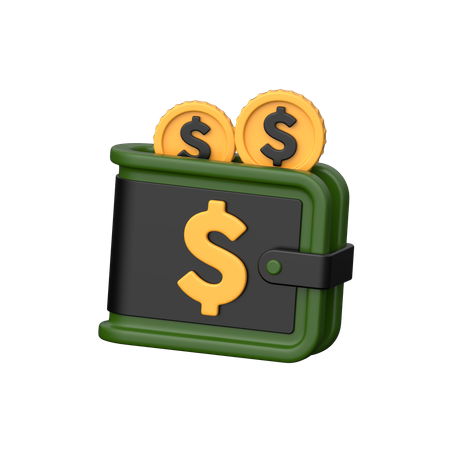 Wallet Balance  3D Icon