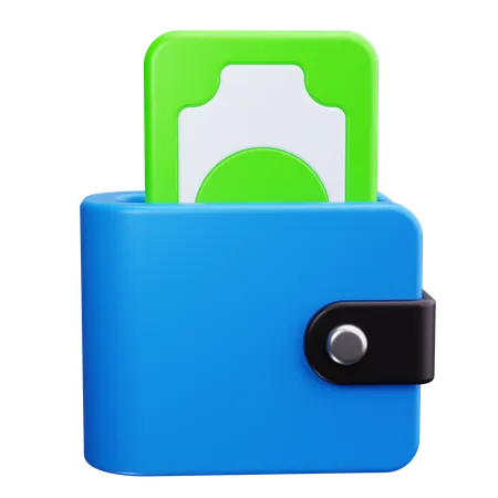 Wallet Cash  3D Icon