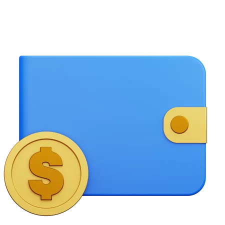 Wallet Dollar Money  3D Icon