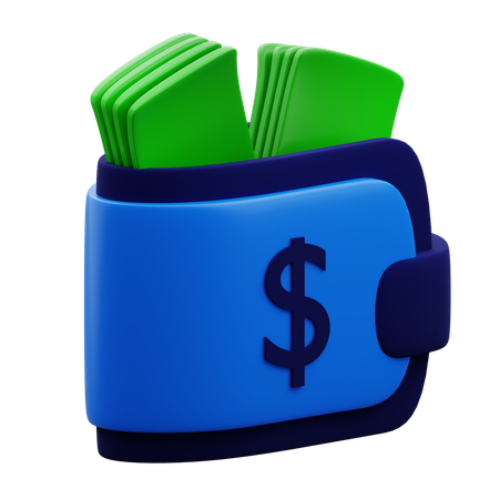 Wallet Financial  3D Icon
