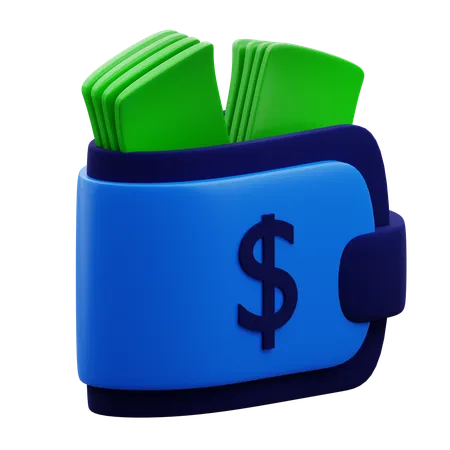 Wallet Financial  3D Icon