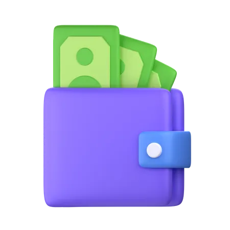 Wallet Money 3 D Icon Perfect For Finance Element 3D Icon