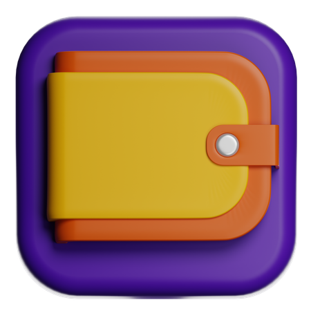 Wallet Money Storage  3D Icon