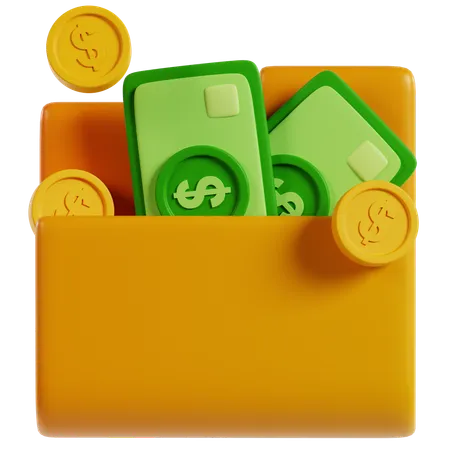 Wallet of Opportunities  3D Icon