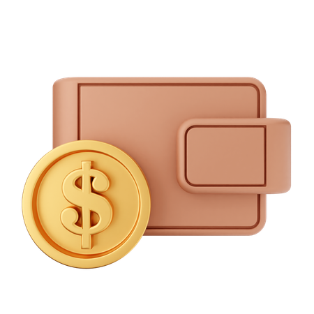 Wallet Payment  3D Icon