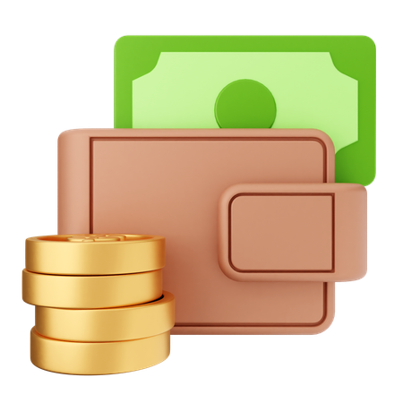 Wallet Payment  3D Icon