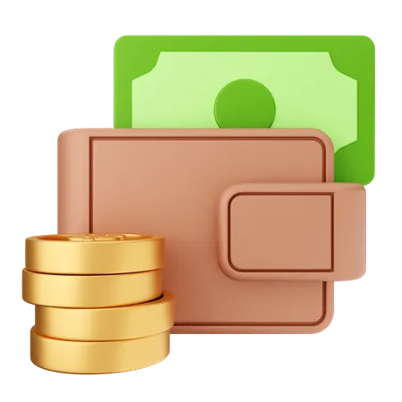 Wallet Payment  3D Icon