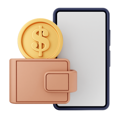 Wallet Payment  3D Icon