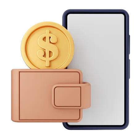 Wallet Payment  3D Icon