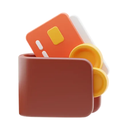 Wallet Payment  3D Icon