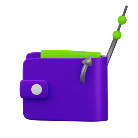 Wallet Phishing  3D Icon