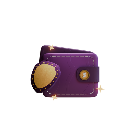 Wallet Protection  3D Icon