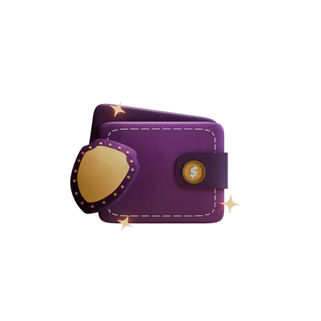 Wallet Protection  3D Icon