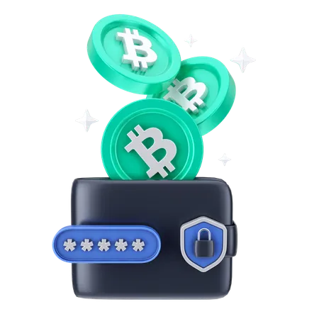 Wallet Security  3D Icon