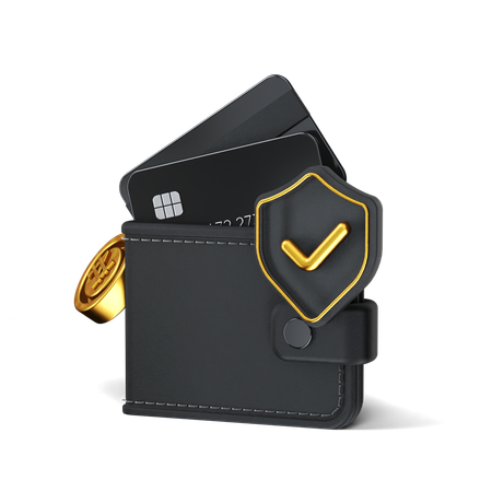 Wallet Security  3D Icon