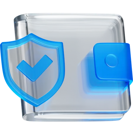 Wallet Security  3D Icon