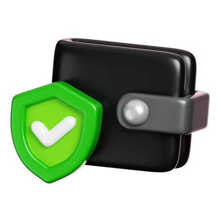 Wallet Security  3D Icon