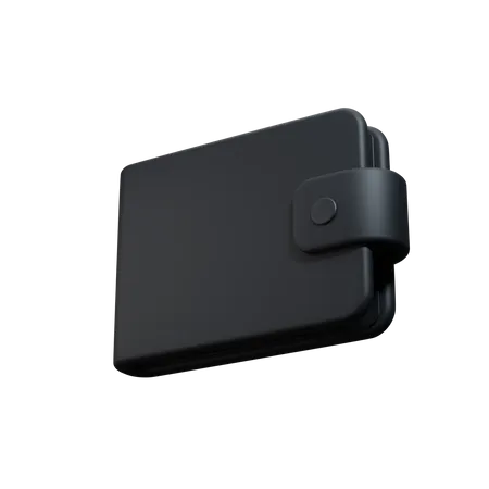 Wallet side view clay  3D Icon
