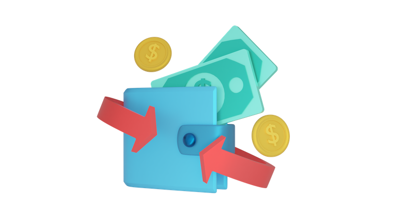 Wallet Update  3D Icon