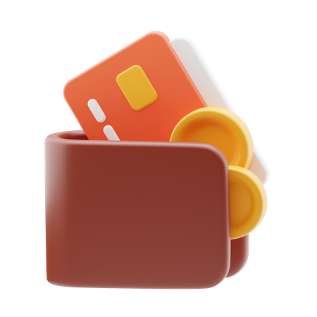 Wallet-Zahlung  3D Icon