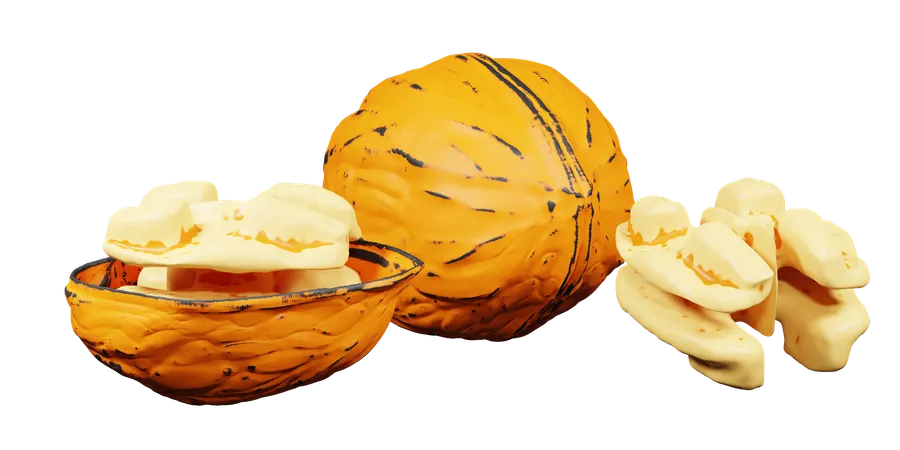 Walnut  3D Icon