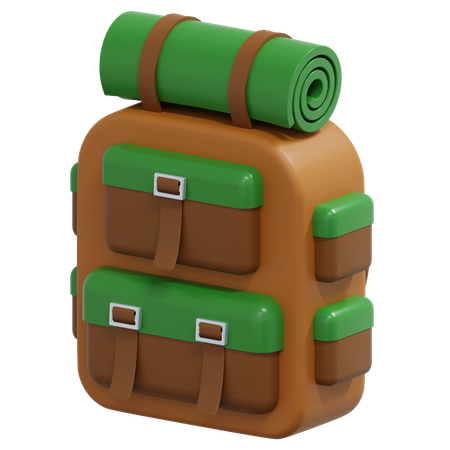 Wanderrucksack  3D Icon