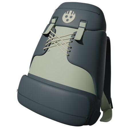 Wanderrucksack  3D Icon