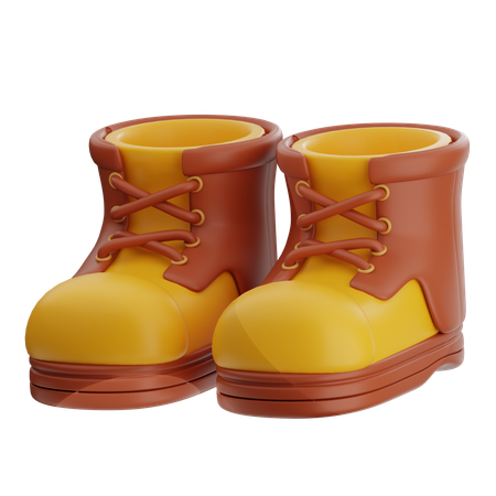 Wanderschuhe  3D Icon