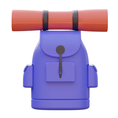 Wanderrucksack  3D Icon