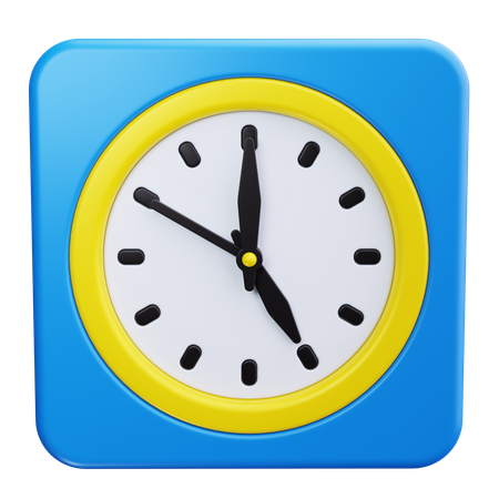 Wanduhr  3D Icon